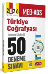 2026 AGS Türkiye Coğrafyası Tamamı Çözümlü 50 Deneme Sınavı Anlatımlı - Data Yayınları