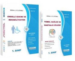 1. Sınıf Engelli Bakımı ve Rehabilitasyon Güz Dönemi 1. Yarıyıl Tüm Dersler Konu Anlatımlı Soru Bankası 123-190 - Egem Eğitim Yayınları