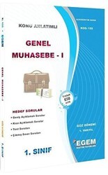 1. Sınıf 1. Yarıyıl Konu Anlatımlı Genel Muhasebe 1 - Kod 155 - Egem Eğitim Yayınları