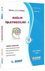 1. Sınıf 1. Yarıyıl Sağlık İşletmeciliği 1 Konu Anlatımlı Soru Bankası - Kod 184 - Egem Eğitim Yayınları