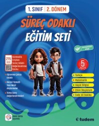 1. Sınıf 2. Dönem Süreç Odaklı Eğitim Seti 5 Parça - Tudem Yayınları - Bayilik