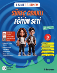 1. Sınıf 2. Dönem Süreç Odaklı Eğitim Seti 6 Parça - Tudem Yayınları - Bayilik