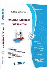 1. Sınıf 2. Yarıyıl Halkla İlişkiler ve Tanıtım Konu Anlatımlı Hedef Sorular - Egem Eğitim Yayınları