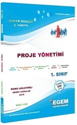 1. Sınıf 2. Yarıyıl Konu Anlatımlı Hedef Sorular Proje Yönetimi - Kod 1159 - Egem Eğitim Yayınları
