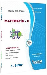 1. Sınıf 2. Yarıyıl Konu Anlatımlı Matematik 2 - Kod 1162 - Egem Eğitim Yayınları
