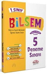 Editör Yayınevi 1. Sınıf Bilsem Tamamı Çözümlü 5 Deneme Sınavı - - Editör Yayınevi