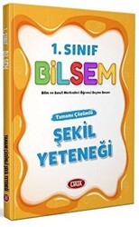 Data Yayınları 1. Sınıf Bilsem Tamamı Çözümlü Şekil Yeteneği - Data Yayınları