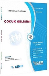 1. Sınıf Çocuk Gelişimi Bahar Dönemi 2. Yarıyıl Konu Anlatımlı Soru Bankası - Egem Eğitim Yayınları