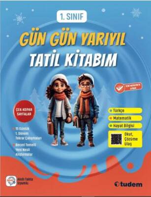 1. Sınıf Gün Gün Yarı Yıl Tatil Kitabım - 1
