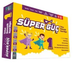 1. Sınıf Süper Güç Eğitim Seti 8 Kitap - Artı Eğitim Yayınları
