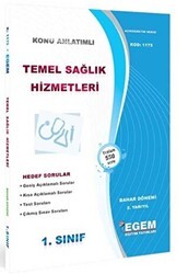 1. Sınıf Temel Sağlık Hizmetleri Bahar Dönemi Konu Anlatımlı Soru Bankası - Egem Eğitim Yayınları