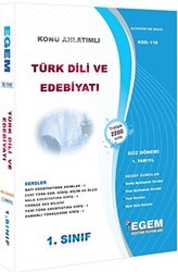 1. Sınıf Türk Dili Ve Edebiyatı Konu Anlatımlı Soru Bankası Güz Dönemi - Egem Eğitim Yayınları