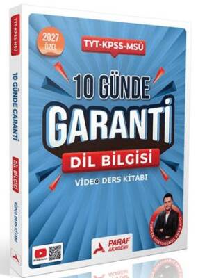 10 Günde Garanti Dil Bilgisi Video Ders Kitabı - 1