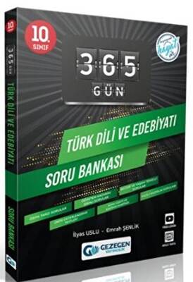 10. Sınıf 365 Gün Türk Dili ve Edebiyatı Soru Bankası Gezegen Yayıncılık