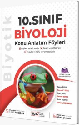 10. Sınıf Biyoloji Konu Anlatım Föyleri - 1