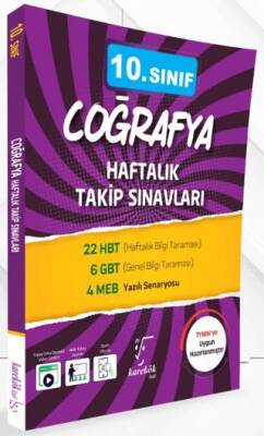 10. Sınıf Coğrafya Haftalık Takip Sınavları - 1