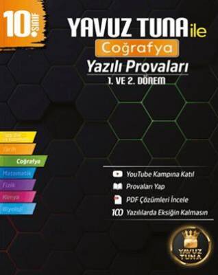 10. Sınıf Coğrafya Yazılı Provaları - 1