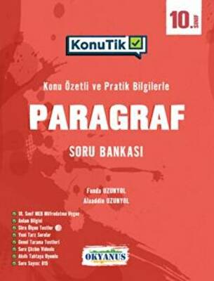 Okyanus Yayınları 10. Sınıf KonuTik Paragraf Soru Bankası - 1
