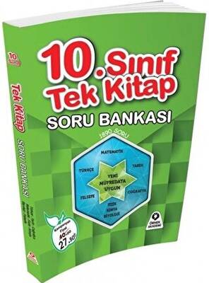 Örnek Akademi 10. Sınıf Tek Kitap Soru Bankası - 1