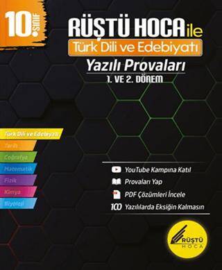 10. Sınıf Türk Dili ve Edebiyatı Yazılı Provaları - 1