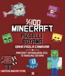 %100 Minecraft Pikselli Boyama - Daha Fazla Canavar - Beta Kids