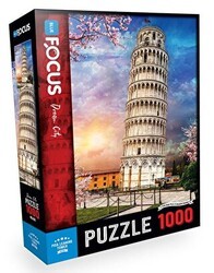 1000 Parça - Pisa Leaning Tower Pisa Kulesi - Blue Focus Yayınları