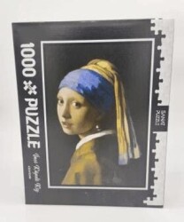 1000 Parça Puzzle İnci Küpeli Kız - BKM Kitap