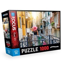 1000 Parça Traveller Woman Gezgin Kadın Puzzle Blue Focus Yayınları - Blue Focus Yayınları