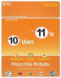 10`dan 11`e Edebiyat Tarih Coğrafya Hazırlık Kitabı - Tonguç Akademi