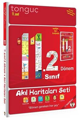 Tonguç Akademi 11. Sınıf 2. Dönem Akıl Haritaları Seti - 1