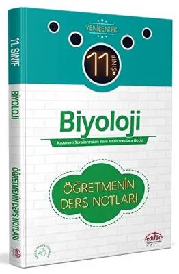 Editör Yayınevi 11. Sınıf Biyoloji Öğretmenin Ders Notları - 1