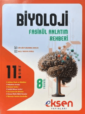 Eksen Yayınları 11. Sınıf Fasikül Anlatım Rehberi 8 Fasikül Biyoloji - 1