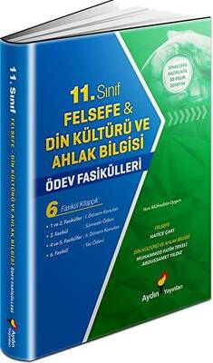 Aydın Yayınları 11. Sınıf Felsefe Din Kültürü ve Ahlak Bilgisi Ödev Fasikülleri - 1