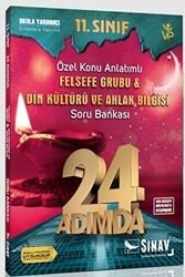 11. Sınıf Felsefe Grubu Din Kültürü ve Ahlak Bilgisi 24 Adımda Özel Konu Anlatımlı Soru Bankası - Sınav Yayınları