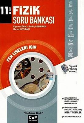 Çap Yayınları 11. Sınıf Fen Lisesi Fizik Soru Bankası - 1