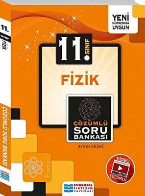Evrensel İletişim Yayınları 11. Sınıf Fizik Video Çözümlü Soru Bankası - 1