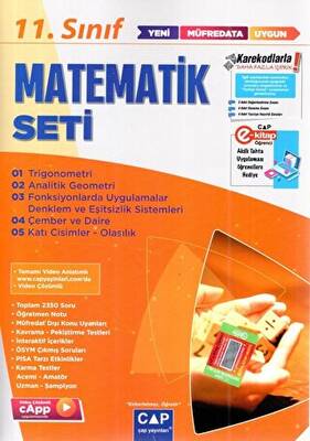 Çap Yayınları 11. Sınıf Matematik Anadolu Seti - 1
