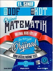 Orijinal Yayınları 11. Sınıf Matematik ODF KDT Orijinal Ders Föyleri Konu Değerlendirme Testleri - Orijinal Yayınları
