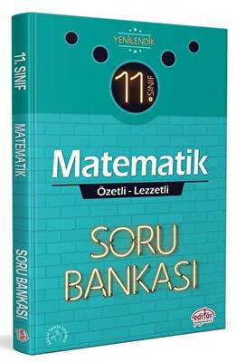 Editör Yayınevi 11. Sınıf Matematik Özetli Lezzetli Soru Bankası - 1