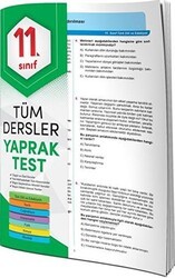 4 Element Yayınları 11. Sınıf Tüm Dersler Yaprak Test - 4 Element Yayınları