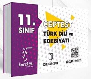Karekök Yayıncılık 11. Sınıf Türk Dili ve Edebiyatı Cep Test - 1