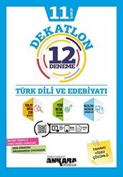 11. Sınıf Türk Dili ve Edebiyatı Dekatlon 12 Deneme - Ankara Yayıncılık
