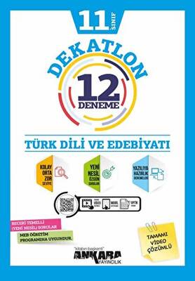 11. Sınıf Türk Dili ve Edebiyatı Dekatlon 12 Deneme - 1