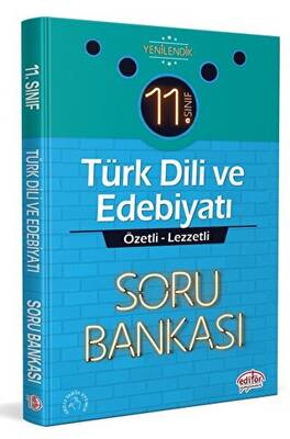 Editör Yayınevi 11. Sınıf Türk Dili ve Edebiyatı Özetli Lezzetli Soru Bankası - 1