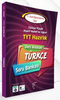 11. Sınıf TYT Hazırlık Ders Anlatan Türkçe Soru Bankası - 1