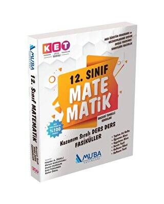 Muba Yayınları 12. Sınıf KET Serisi Matematik Defter ve Kitap - 1