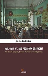 17. 18. YY. Rus Pedagojik Düşüncesi - Kriter Yayınları