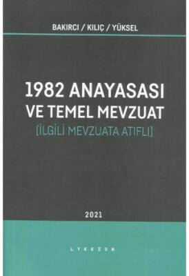 1982 Anayasası ve Temel Mevzuat - 1