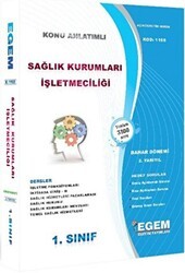 1. Sınıf Sağlık Kurumları İşletmeciliği Konu Anlatımlı Soru Bankası - Egem Eğitim Yayınları