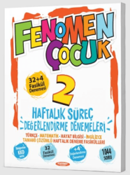 2. Sınıf 2 Haftalık Süreç Değerlendirme Denemeleri 32+4 Fasikül - Fenomen Yayınları